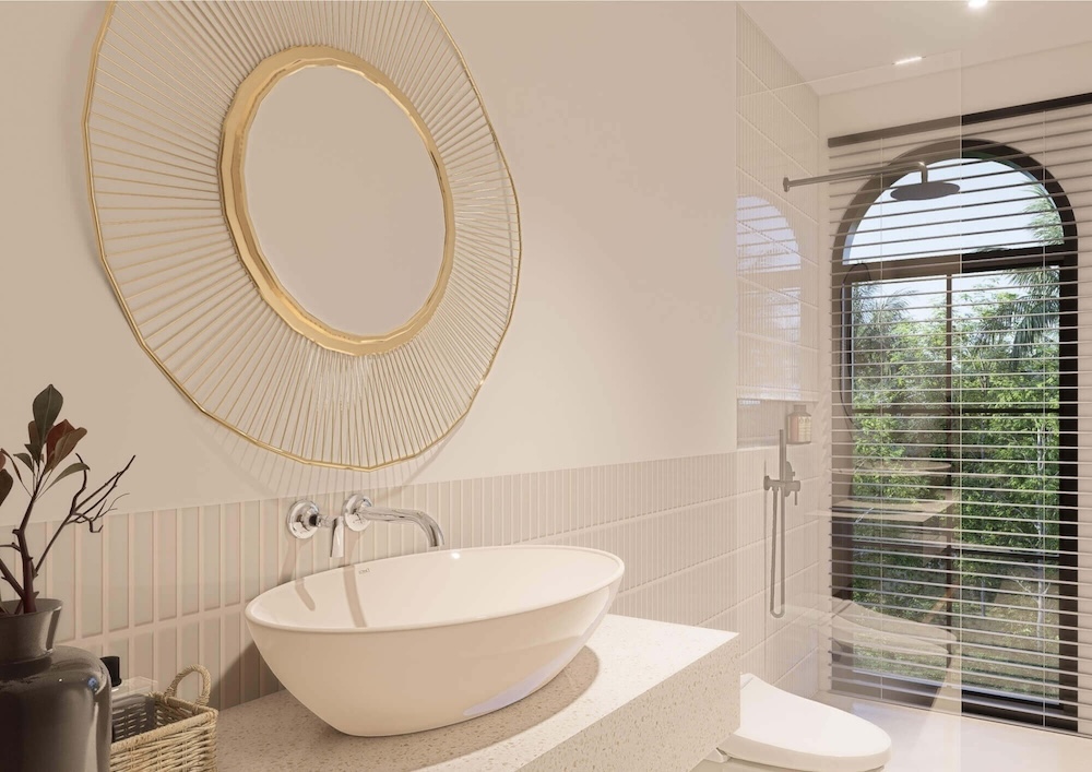 Bathroom with bathtub at Mediterranean Villas by Prestige