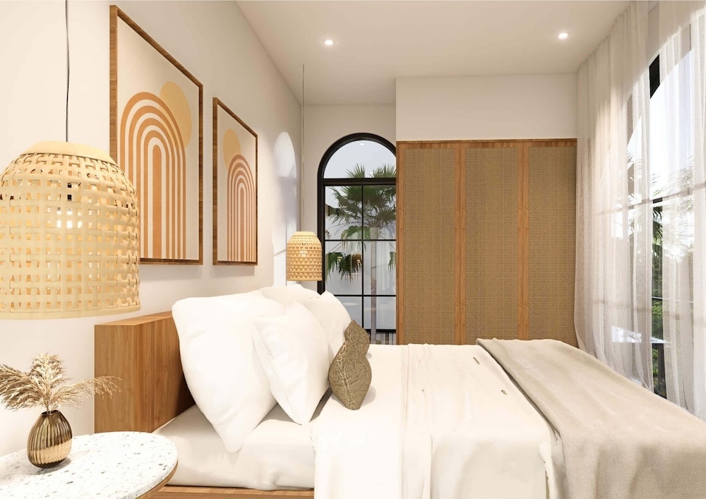 Guest bedroom at Mediterranean Villas by Prestige